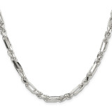 Sterling Silver 4.75mm D/C Figarope Chain - QF-ABFFDF6D-4256