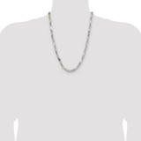 Sterling Silver 4.75mm D/C Figarope Chain - QF-ABFFDF6D-4256