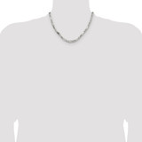 Sterling Silver 4.75mm D/C Figarope Chain - QF-D28B7802-1282