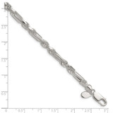 Sterling Silver 4.75mm D/C Figarope Chain - QF-F89D86B1-5088