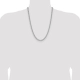 Sterling Silver 4.75mm Hammered Curb Chain - QH-B5049339-8625