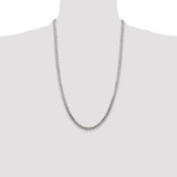 Sterling Silver 4.7mm Flat Curb Chain - QL-BE1A469B-4149