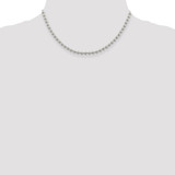 Sterling Silver 4mm Beaded Chain - QK-0C252192-6340