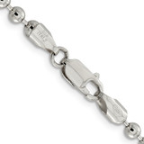 Sterling Silver 4mm Beaded Chain - QK-94C505F5-9984