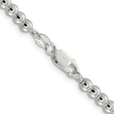 Sterling Silver 4mm Beads on Box Chain - QK-7E6B0323-5230