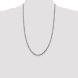 Sterling Silver 4mm Beveled Curb Chain - QF-9122089E-5702
