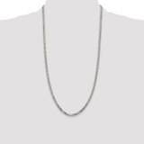 Sterling Silver 4mm Beveled Curb Chain - QF-B78BE878-6302