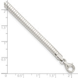 Sterling Silver 4mm Cubetto Bracelet - QU-1C1BB203-7246