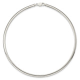 Sterling Silver 4mm Cubetto Necklace - QU-1DCBFCEF-2697