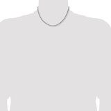 Sterling Silver 4mm Domed w/ Side D/C Curb Chain - QR-9125216F-4363