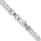 Sterling Silver 4mm Flat Anchor Chain - QL-EC3D9A6F-8906