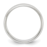 Sterling Silver 4mm Half Round Size 6.5 Band - QW-5F957EB9-1675