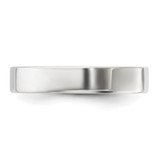 Sterling Silver 4mm Lightweight Flat Size 5.5 Band
