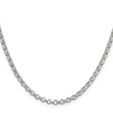Sterling Silver 4mm Rolo Chain - QF-3DDB3963-2930
