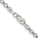 Sterling Silver 4mm Rolo Chain - QF-934C21FB-3855