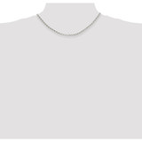 Sterling Silver 4mm Rolo Chain - QF-D5AD9789-1626