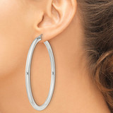 Sterling Silver 4mm Round Hoop Earrings - QE-CD84D693-4192