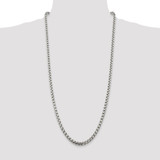 Sterling Silver 5.2mm Round Box Chain - QF-0727C3E3-1941