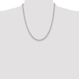 Sterling Silver 5.3mm Oval Cable Chain - QF-6D5B3A37-8501