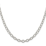 Sterling Silver 5.3mm Oval Cable Chain - QF-B5FE4A39-3716