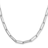 Sterling Silver 5.5mm D/C Paperclip Chain - QD-B8F63379-8084