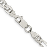 Sterling Silver 5.5mm Figaro Anchor Chain - QA-37EA4951-3399