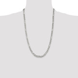 Sterling Silver 5.5mm Figaro Anchor Chain - QA-37EA4951-3399