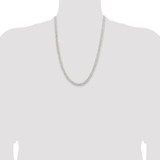 Sterling Silver 5.5mm Rounded Byzantine Chain - QF-BD74CC10-2786