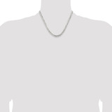 Sterling Silver 5.65mm Concave Beveled Curb Chain - QC-C8E3585D-6766