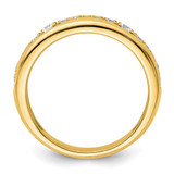 14k 3/8 carat Lab Grown Diamond VS/SI+ G+ Complete Fashion Band