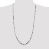 Sterling Silver 5.75mm Diamond-cut Rope Chain - QD-B71361C5-9437