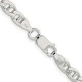 Sterling Silver 5.7mm D/C Flat Anchor Curb Chain - QF-3B519F00-9347