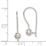 Sterling Silver 5mm Ball Earrings - QE-CF7C6B6B-8935