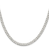 Sterling Silver 5mm Beveled Curb Chain - QF-D118F13C-3207