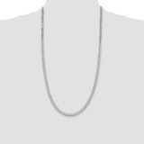 Sterling Silver 5mm Beveled Curb Chain - QF-F2274147-7052