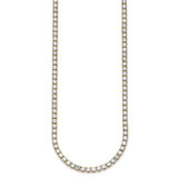 14k 30 1/2 carat Lab Grown Diamond VS/SI+ G+ Complete Round 20 inch Straight Tennis Necklace