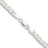 Sterling Silver 5mm D/C Square Curb Chain - QF-5CE9D624-7480