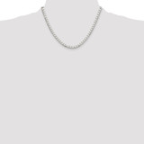 Sterling Silver 5mm D/C Square Curb Chain - QF-DE832196-9076