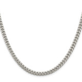 Sterling Silver 5mm Domed w/ Side D/C Curb Chain - QR-4A9CD567-7191