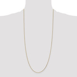 14K 30 inch .95mm Diamond-cut Cable with Lobster Clasp Chain