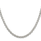 Sterling Silver 5mm Rolo Chain - QF-FA72D669-9926