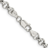 Sterling Silver 5mm Rolo Chain - QF-FA72D669-9926