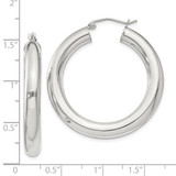 Sterling Silver 5mm Round Hoop Earrings - QE-3C331CD6-5235