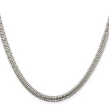 Sterling Silver 5mm Round Snake Chain - QS-BB98BA13-7538