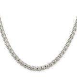 Sterling Silver 5mm Round Spiga Chain - QS-490803F4-5384