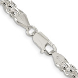 Sterling Silver 5mm Round Spiga Chain - QS-ADB5AE0E-8381