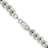 Sterling Silver 6.1mm Beads on Box Chain - QK-930FA684-3074