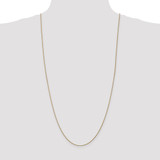 14K 30 inch 1.05mm Diamond-cut Spiga with Lobster Clasp Chain