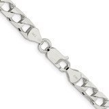 Sterling Silver 6.25mm D/C Square Curb Chain - QF-22B2519A-2660