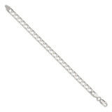 Sterling Silver 6.25mm D/C Square Curb Chain - QF-575AC780-1382
